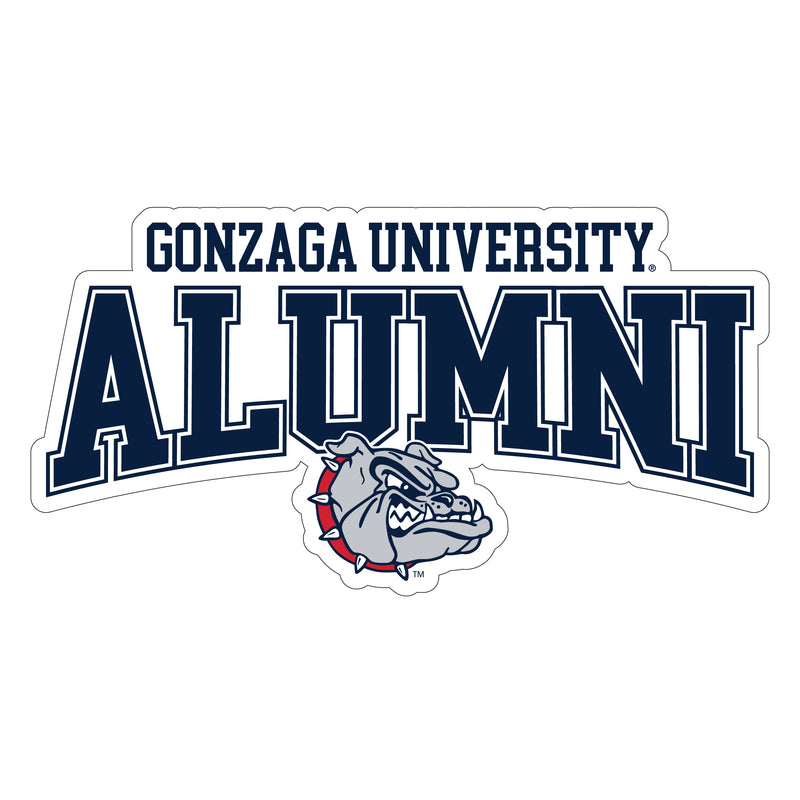 Gonzaga Bulldogs Laser Cut Alumni Vinyl Sticker/Magnet - Officially Licensed 8-Inch