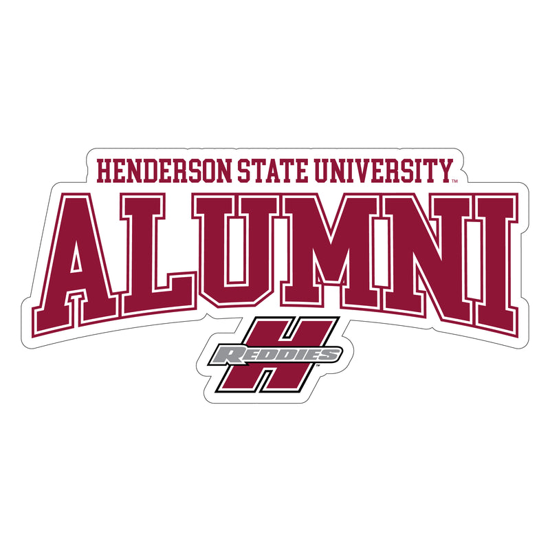 Henderson State Reddies Laser Cut Alumni Vinyl Sticker/Magnet - Officially Licensed 4-Inch
