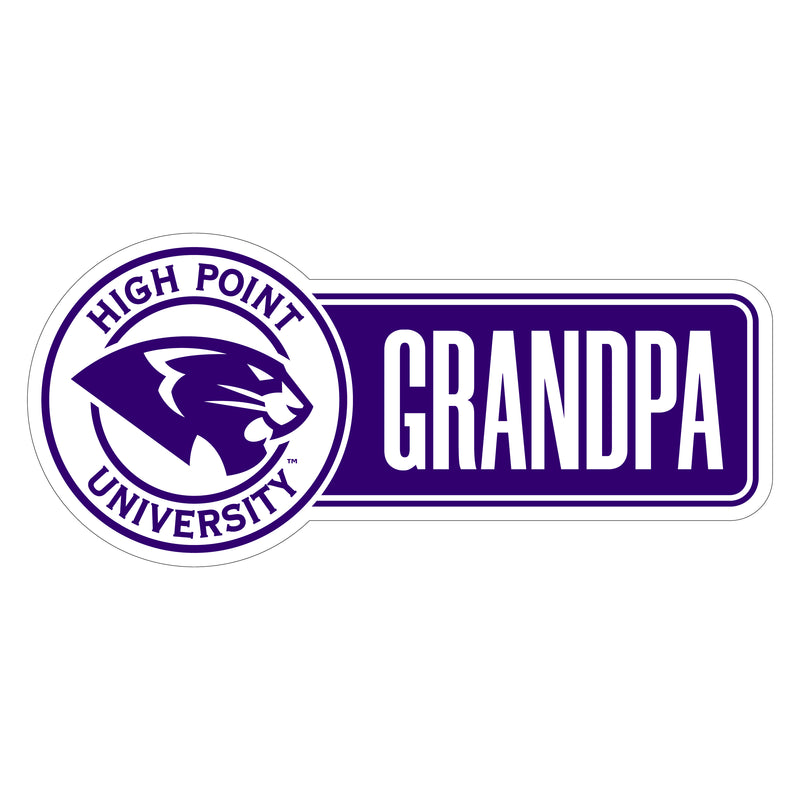 High Point University Proud Die Cut Magnet Officially Licensed Collegiate Product 4-Inches Wide
