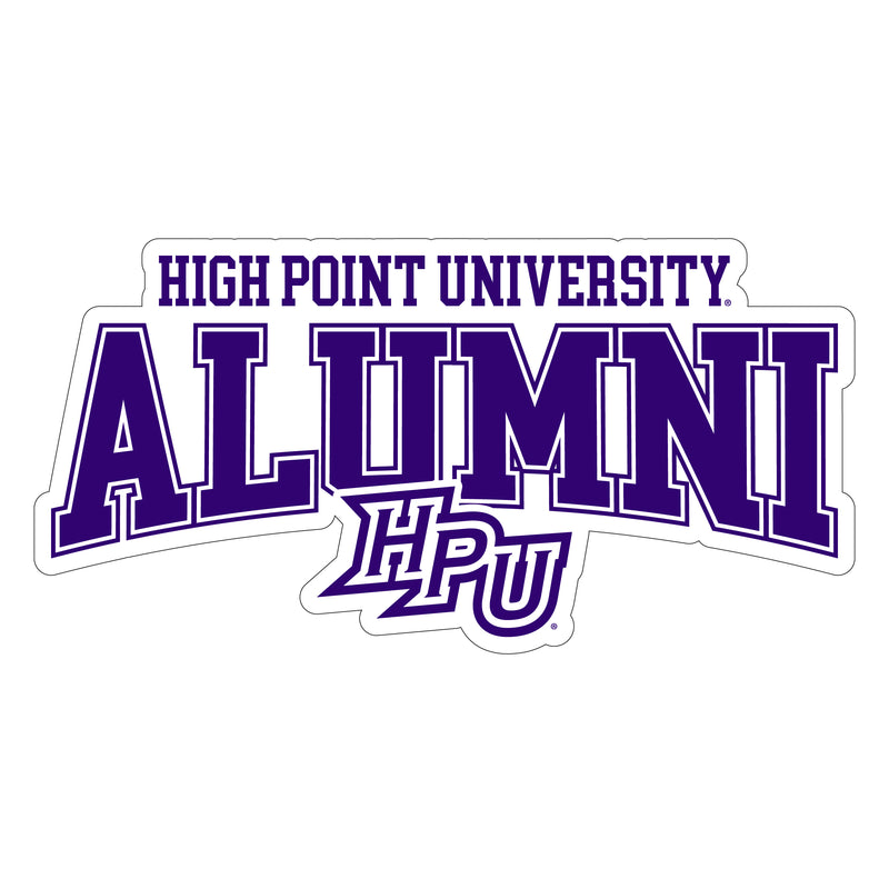High Point University Laser Cut Alumni Vinyl Sticker/Magnet - Officially Licensed 8-Inch