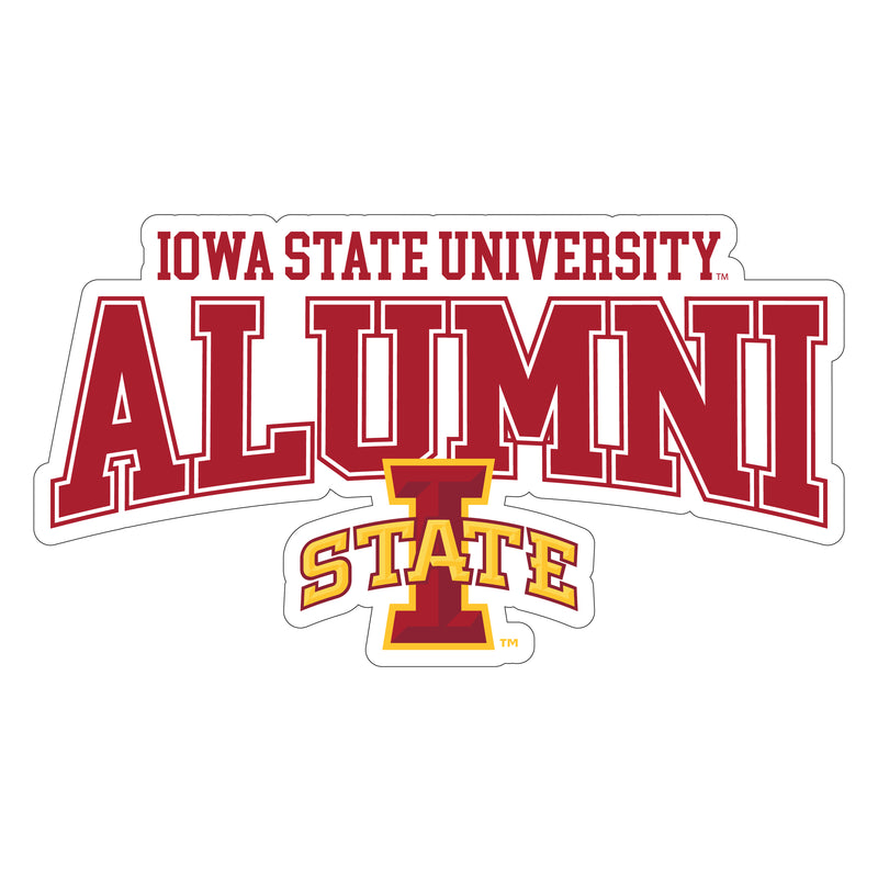 Iowa State Cyclones Laser Cut Alumni Vinyl Sticker/Magnet - Officially Licensed 4-Inch
