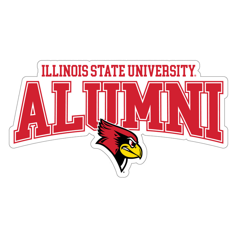 Illinois State Redbirds Laser Cut Alumni Vinyl Sticker/Magnet - Officially Licensed 8-Inch