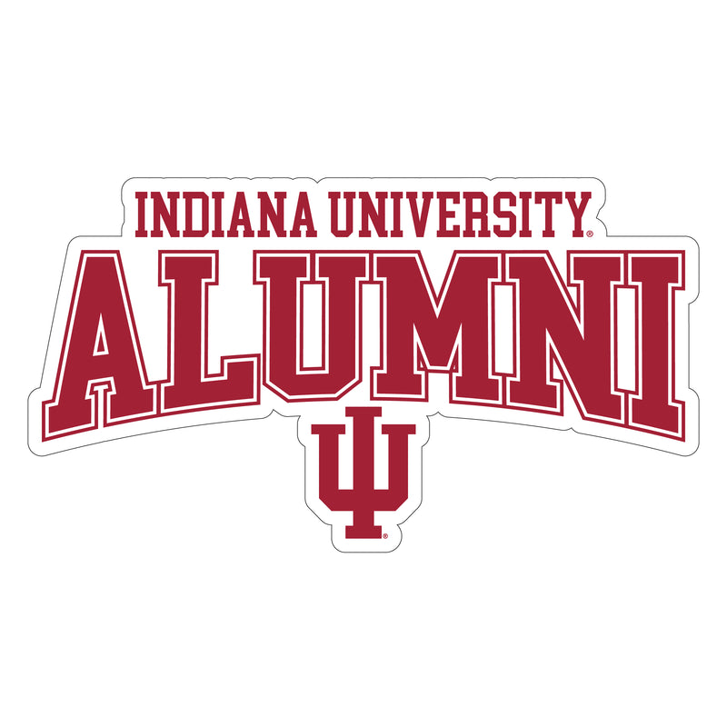 Indiana Hoosiers Laser Cut Alumni Vinyl Sticker/Magnet - Officially Licensed 6-Inch