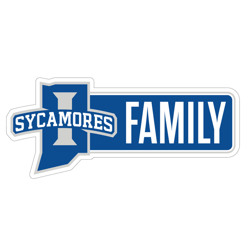 Indiana State University Proud Die Cut Decal Officially Licensed Collegiate Product