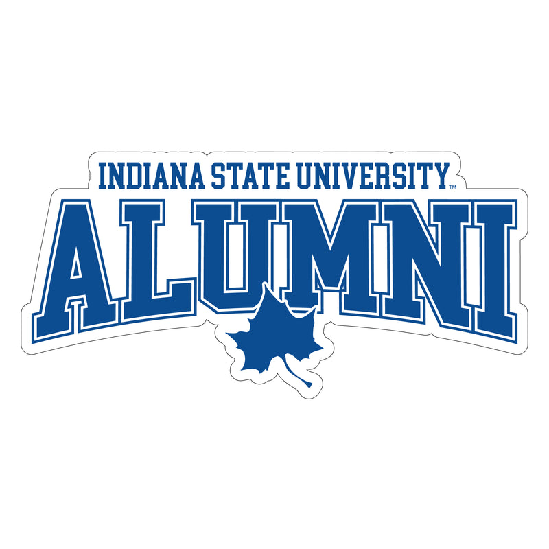 Indiana State University Laser Cut Alumni Vinyl Sticker/Magnet - Officially Licensed 8-Inch