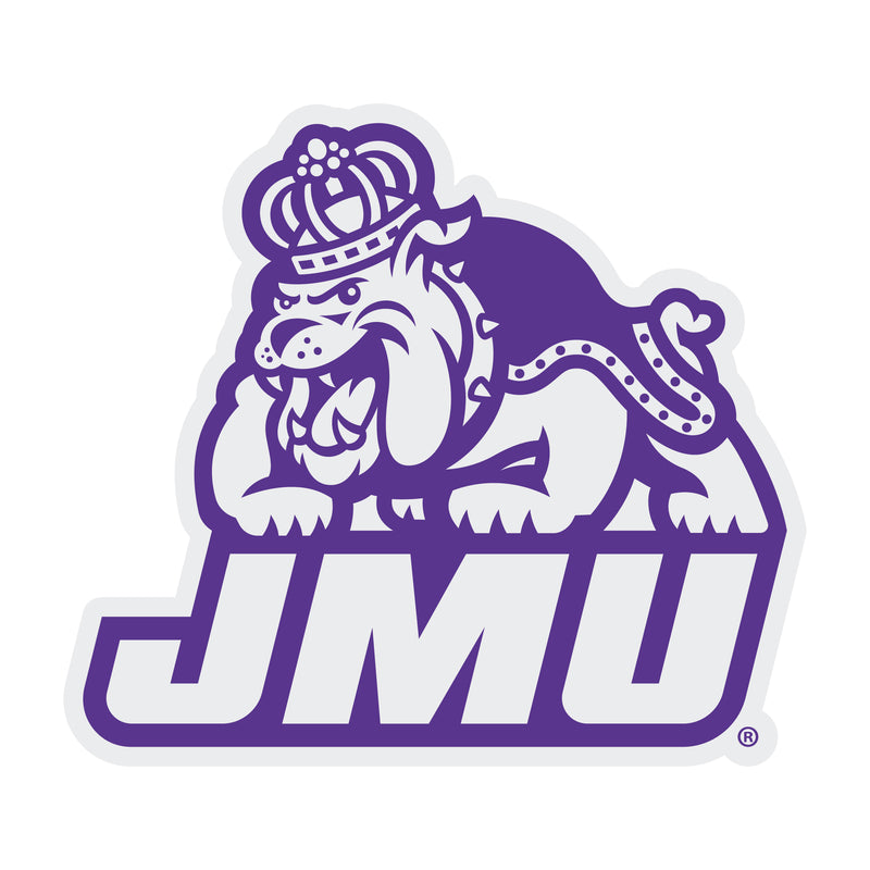 James Madison Dukes Choose Style and Size NCAA Vinyl Decal Sticker for Fans, Students, and Alumni