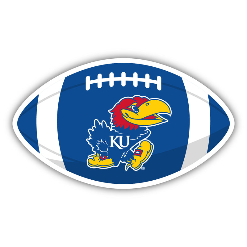 Kansas Jayhawks College Sticker or Magnet – Licensed University Sports Design, Multiple Sizes