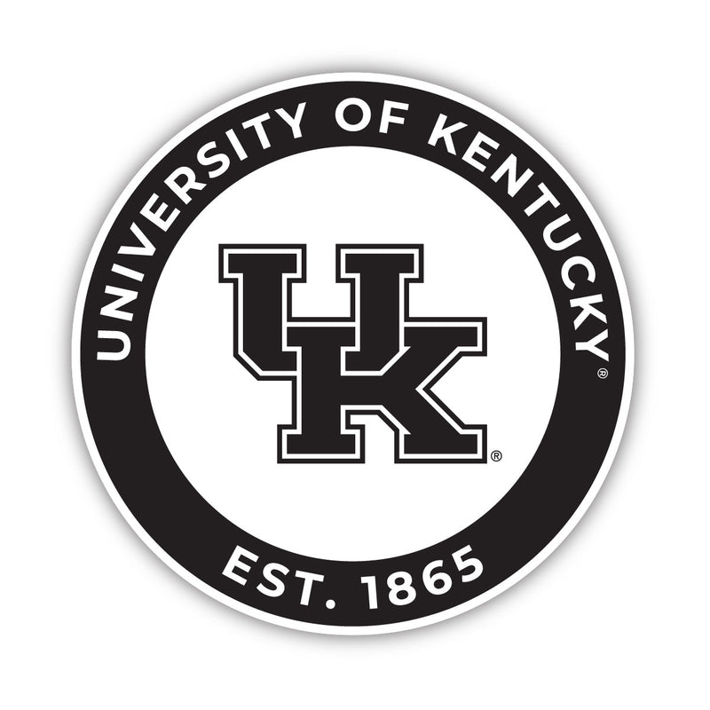 Kentucky Wildcats Officially Licensed Black Vinyl Decal Sticker Holographic Backing