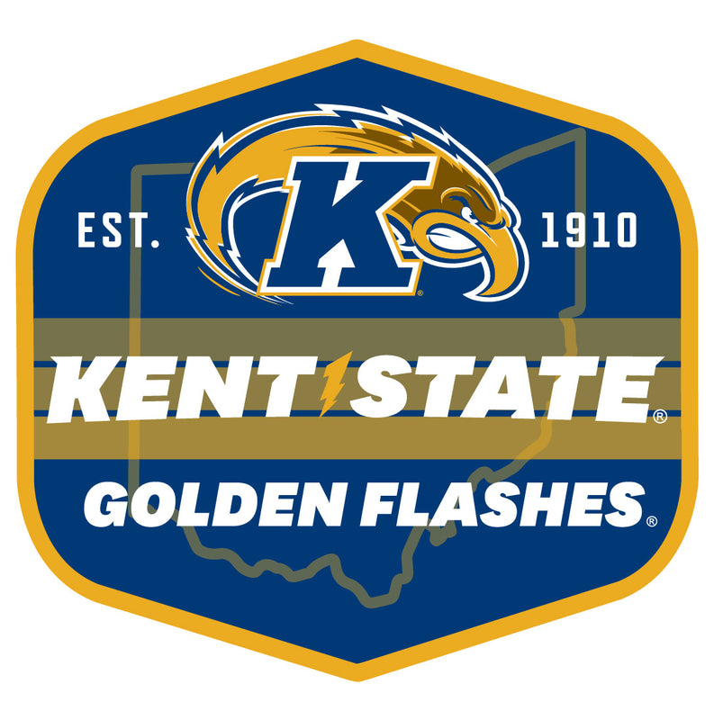 Kent State University Scenic Background Vinyl Sticker/Magnet - Officially Licensed