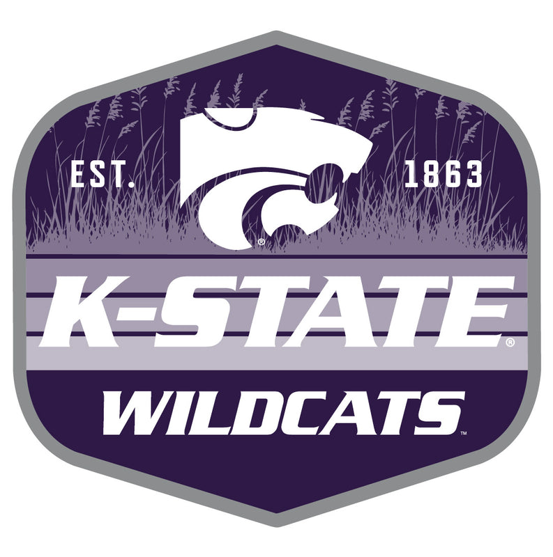 Kansas State Wildcats Scenic Background Vinyl Sticker/Magnet - Officially Licensed