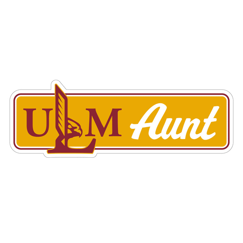 University of Louisiana Monroe Proud Die Cut Magnet Officially Licensed Collegiate Product 6-Inches Wide