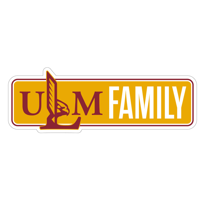 University of Louisiana Monroe Proud Die Cut Decal Officially Licensed Collegiate Product