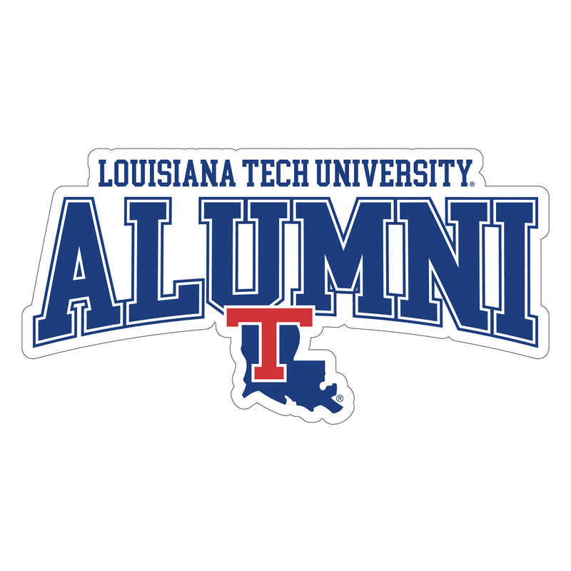 Louisiana Tech Bulldogs Laser Cut Alumni Vinyl Sticker/Magnet - Officially Licensed 3-Inch