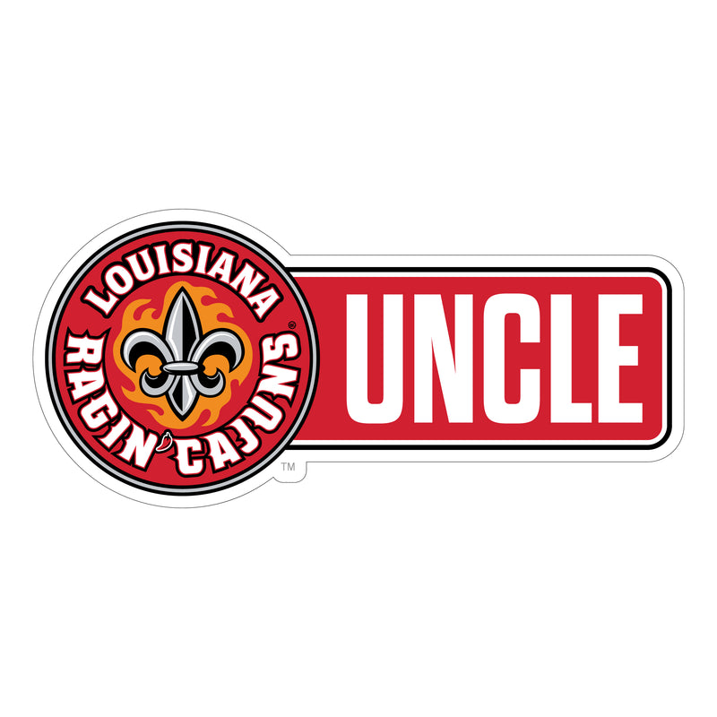 Louisiana at Lafayette Ragin' Cajuns Proud Die Cut Magnet Officially Licensed Collegiate Product 4-Inches Wide