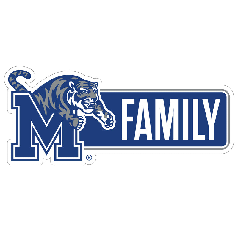 Memphis Tigers Proud Die Cut Decal Officially Licensed Collegiate Product