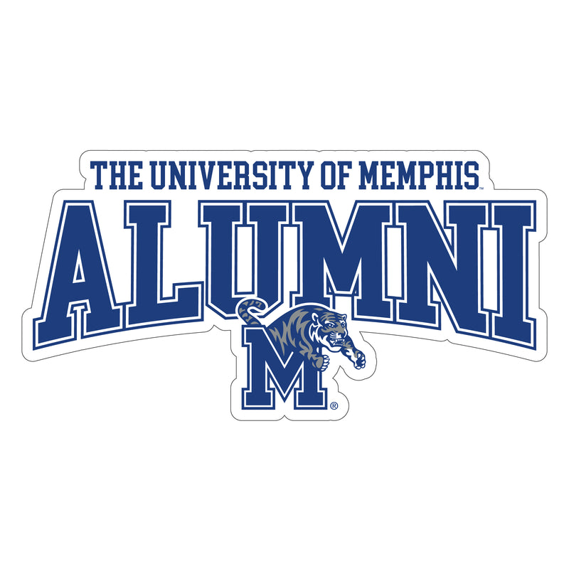 Memphis Tigers Laser Cut Alumni Vinyl Sticker/Magnet - Officially Licensed 4-Inch