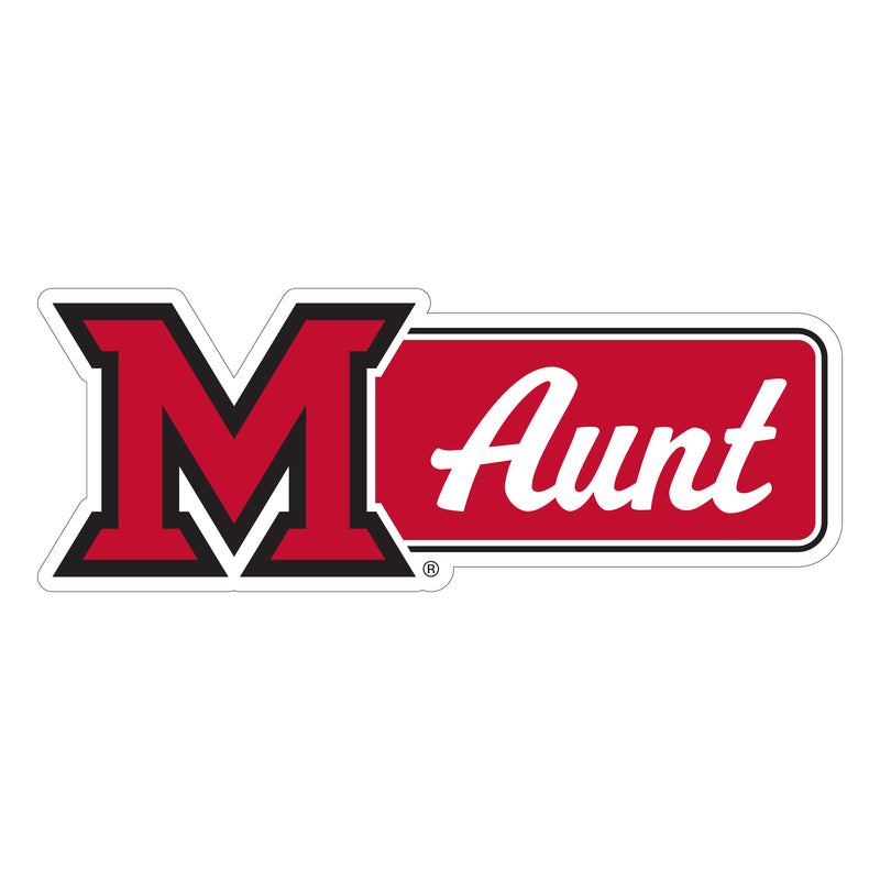 Miami University of Ohio Proud Die Cut Magnet Officially Licensed Collegiate Product 3-Inches Wide