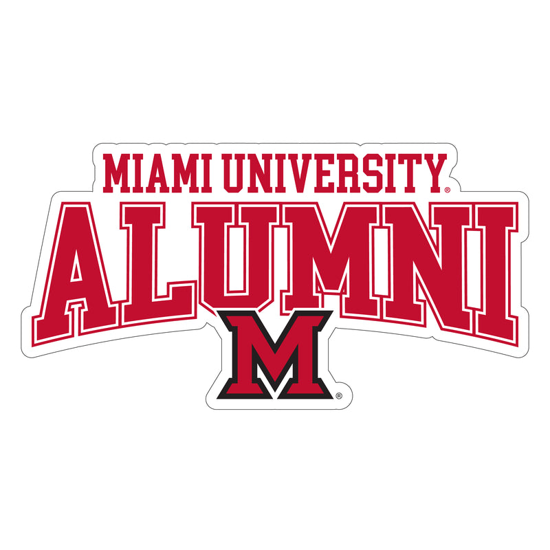 Miami University of Ohio Laser Cut Alumni Vinyl Sticker/Magnet - Officially Licensed 6-Inch