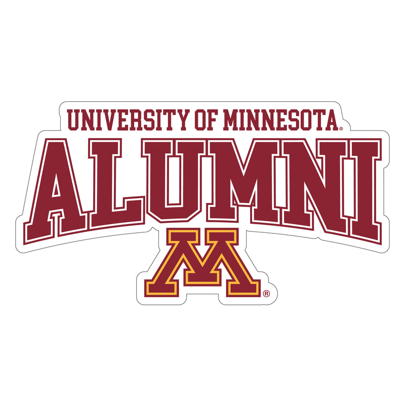 Minnesota Gophers Laser Cut Alumni Vinyl Sticker/Magnet - Officially Licensed 6-Inch
