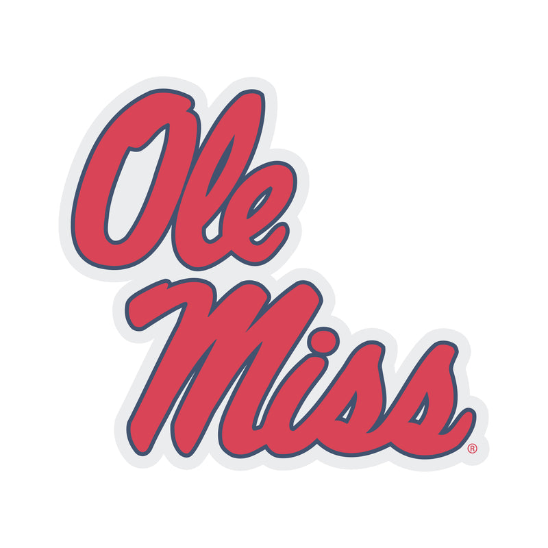 Mississippi Rebels "Ole Miss" Choose Style and Size NCAA Vinyl Decal Sticker for Fans, Students, and Alumni