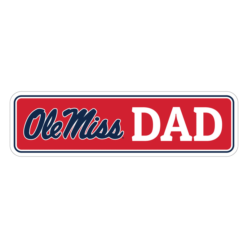 Mississippi Rebels "Ole Miss" Proud Die Cut Magnet Officially Licensed Collegiate Product 5-Inches Wide