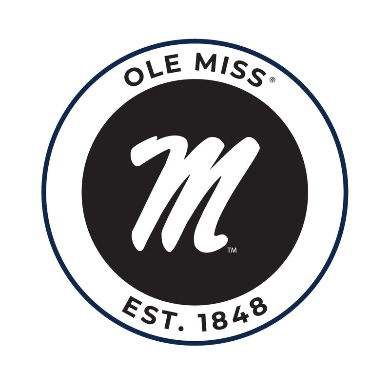 Mississippi Rebels "Ole Miss" Officially Licensed Black Vinyl Decal Sticker Holographic Backing