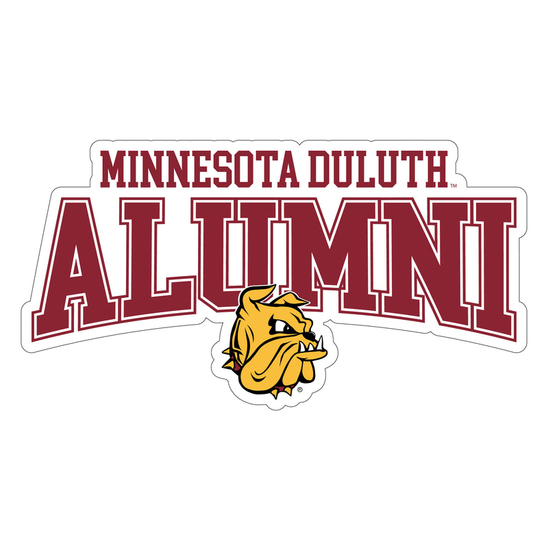 Minnesota Duluth Bulldogs Laser Cut Alumni Vinyl Sticker/Magnet - Officially Licensed 4-Inch