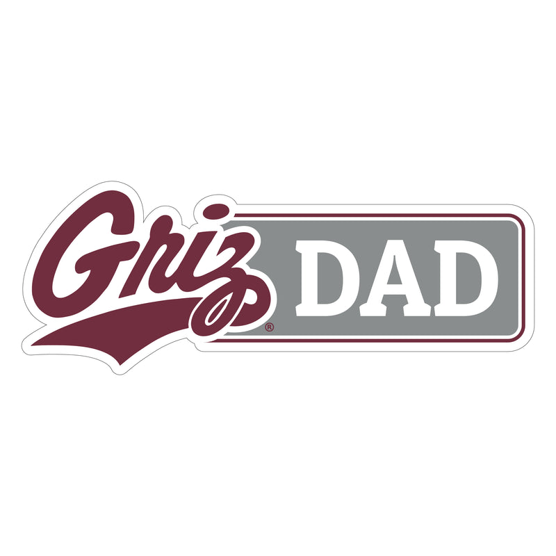 Montana University Proud Die Cut Magnet Officially Licensed Collegiate Product 4-Inches Wide