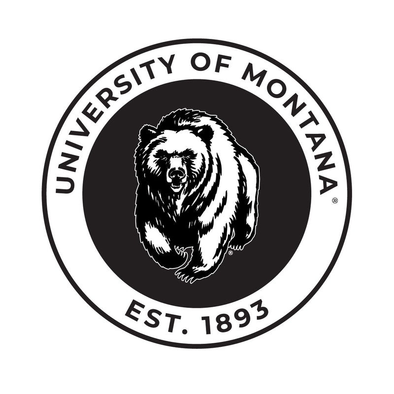 Montana University Officially Licensed Black Vinyl Decal Sticker Holographic Backing