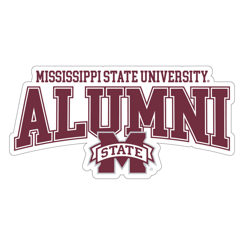 Mississippi State Bulldogs Laser Cut Alumni Vinyl Sticker/Magnet - Officially Licensed 6-Inch