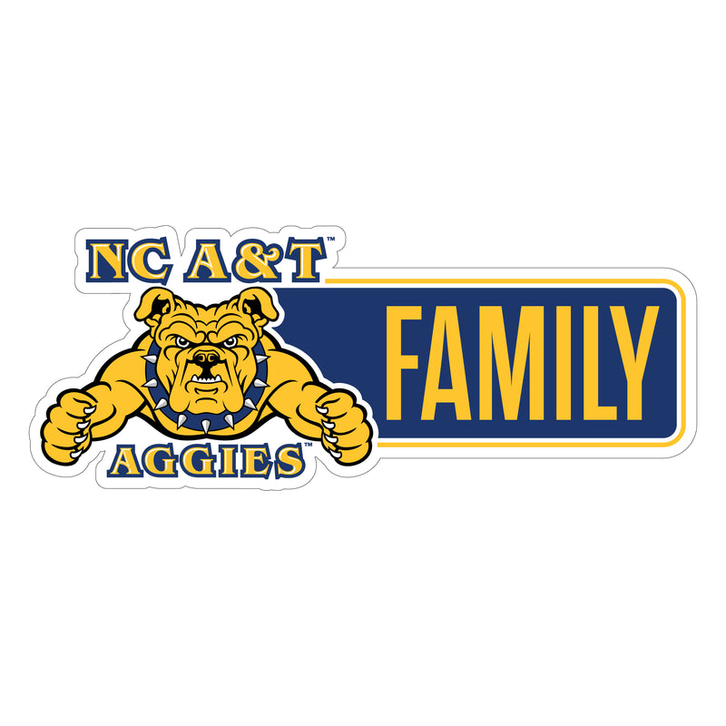 North Carolina A&T State Aggies Proud Die Cut Decal Officially Licensed Collegiate Product