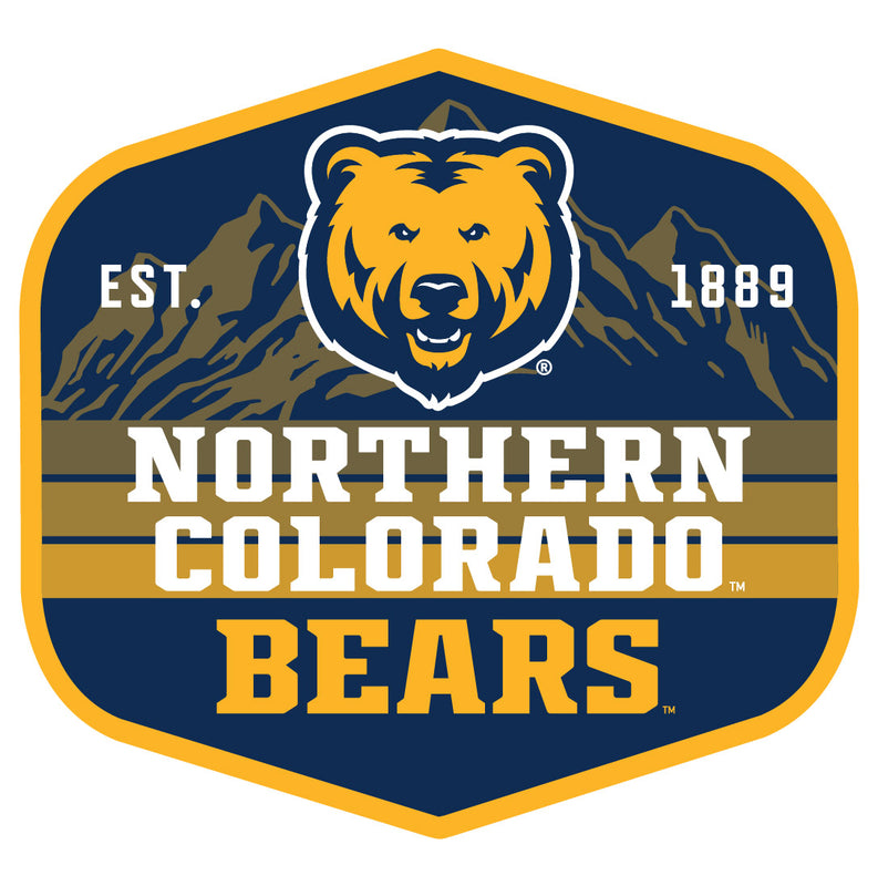Northern Colorado Bears Scenic Background Vinyl Sticker/Magnet - Officially Licensed