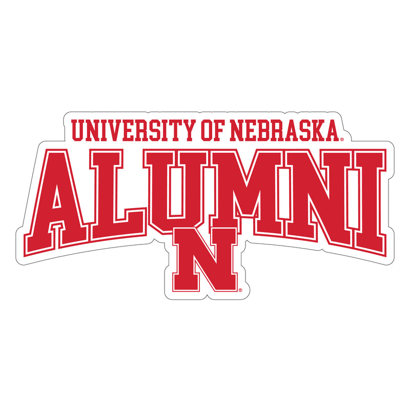 Nebraska Cornhuskers Laser Cut Alumni Vinyl Sticker/Magnet - Officially Licensed 4-Inch