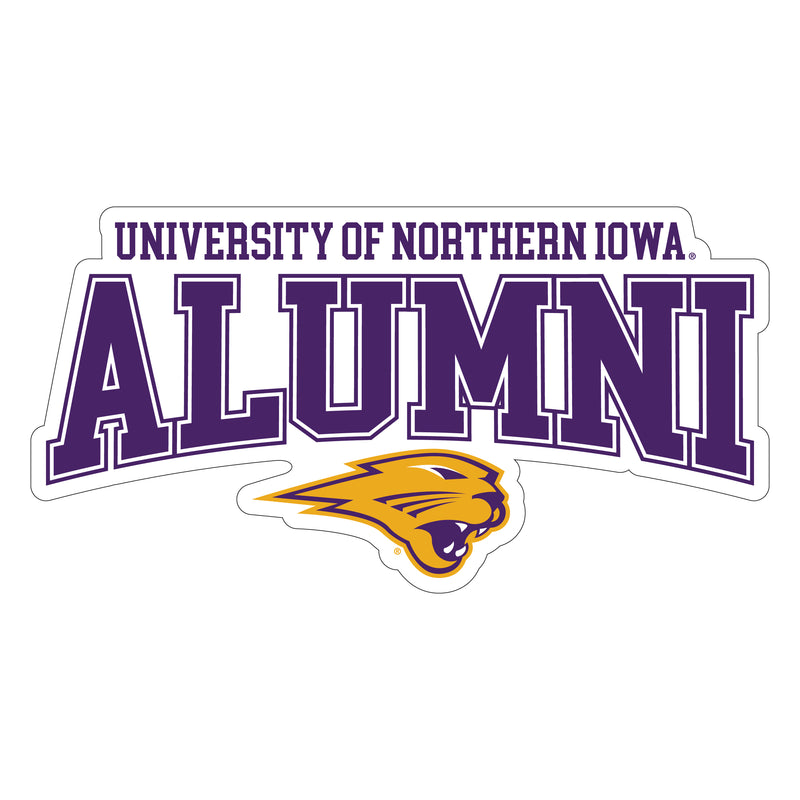 Northern Iowa Panthers Laser Cut Alumni Vinyl Sticker/Magnet - Officially Licensed 6-Inch
