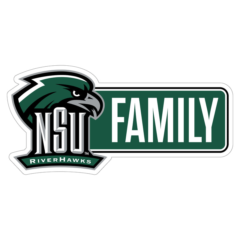 Northeastern State University Riverhawks Proud Die Cut Decal Officially Licensed Collegiate Product