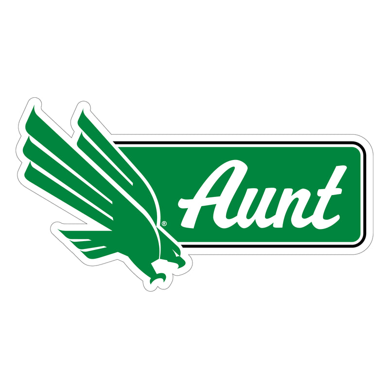 North Texas Proud Die Cut Magnet Officially Licensed Collegiate Product 3-Inches Wide