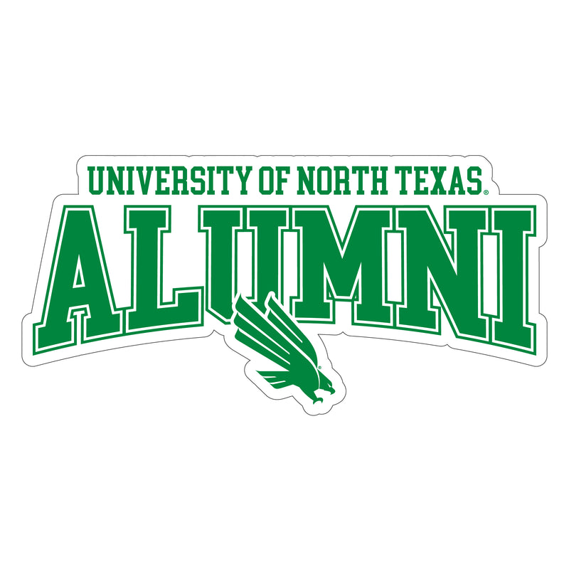 North Texas Laser Cut Alumni Vinyl Sticker/Magnet - Officially Licensed 8-Inch