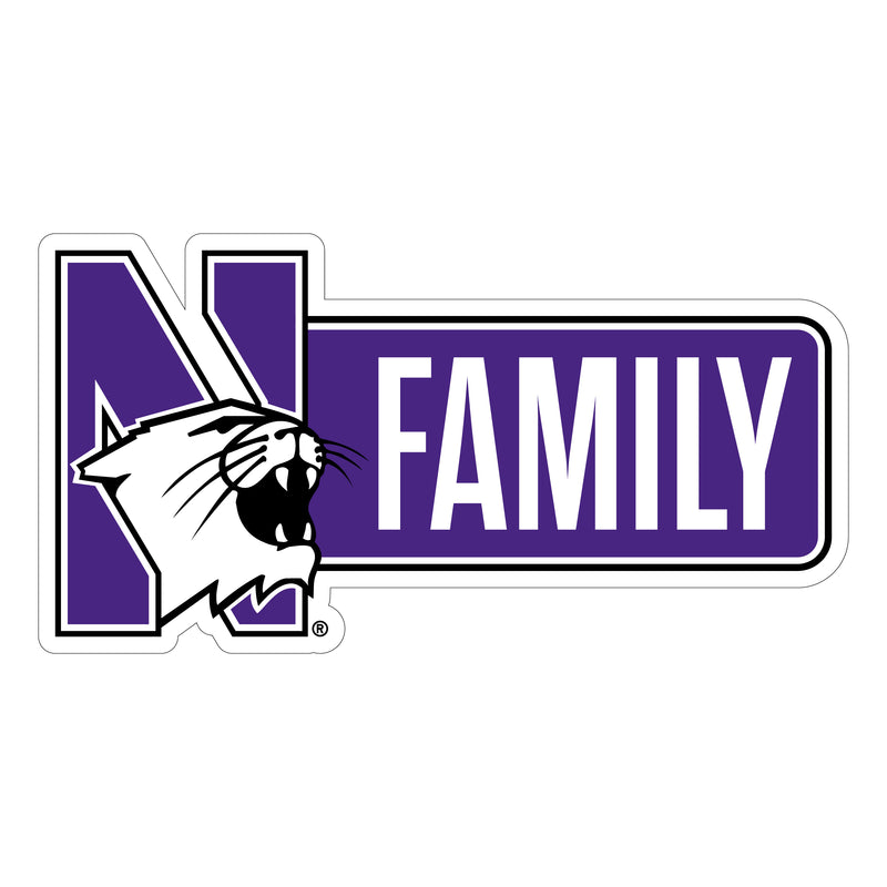 Northwestern University Wildcats Proud Die Cut Decal Officially Licensed Collegiate Product
