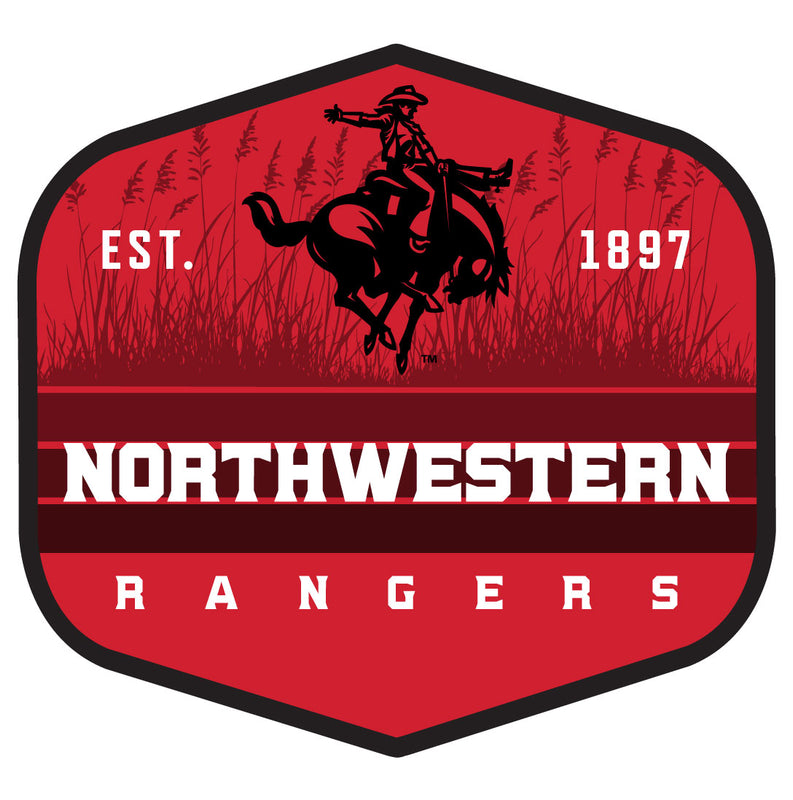 Northwestern Oklahoma State University Scenic Background Vinyl Sticker/Magnet - Officially Licensed