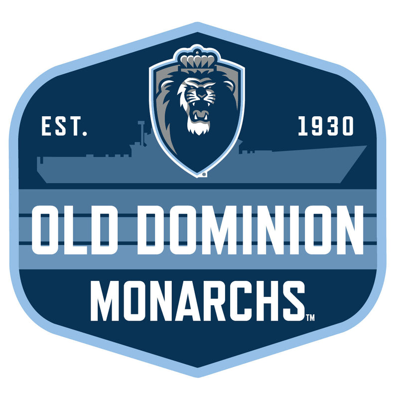 Old Dominion Monarchs Scenic Background Vinyl Sticker/Magnet - Officially Licensed