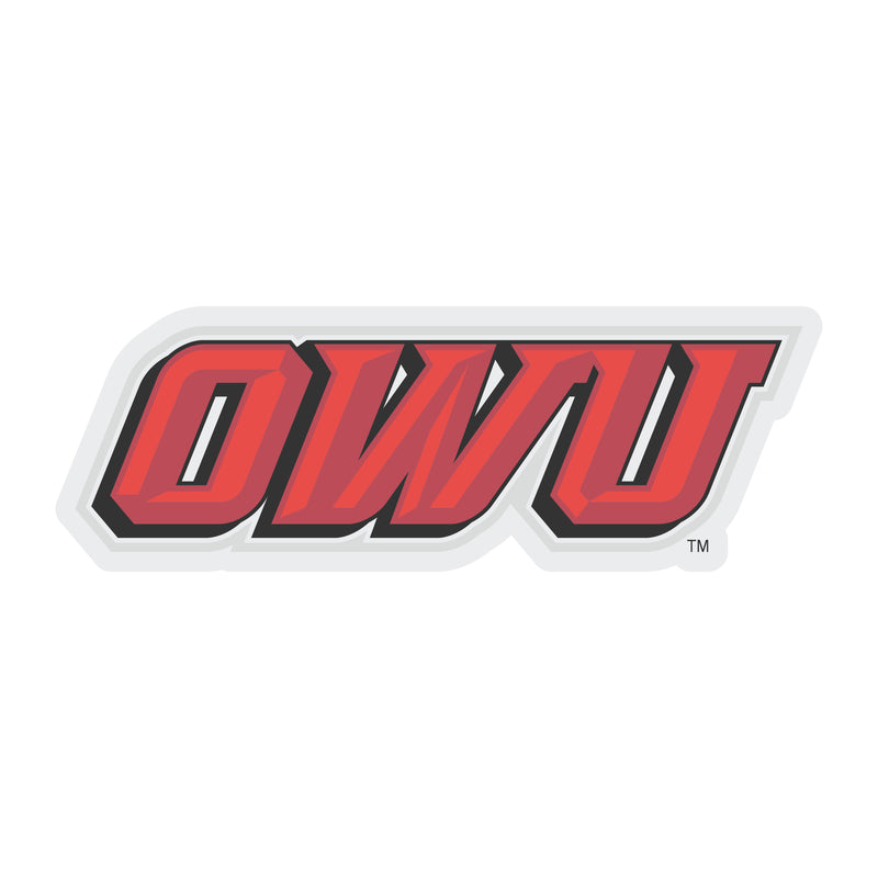 Ohio Wesleyan University Choose Style and Size NCAA Vinyl Decal Sticker for Fans, Students, and Alumni