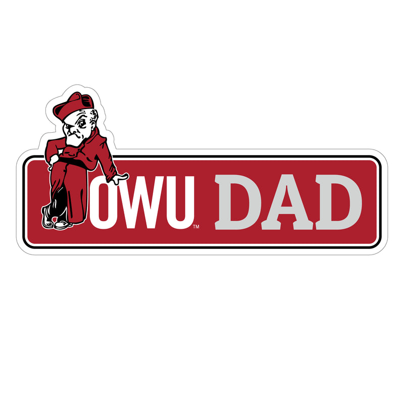 Ohio Wesleyan University Proud Die Cut Magnet Officially Licensed Collegiate Product 4-Inches Wide
