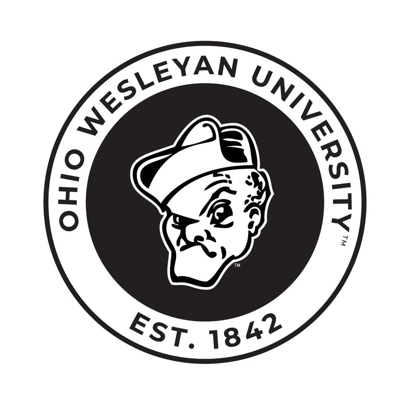 Ohio Wesleyan University Officially Licensed Black Vinyl Decal Sticker Holographic Backing