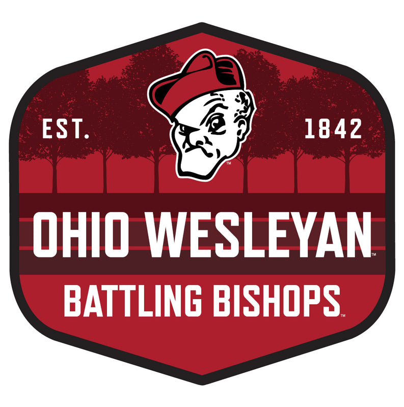 Ohio Wesleyan University Scenic Background Vinyl Sticker/Magnet - Officially Licensed