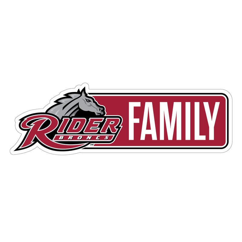 Rider University Broncs Proud Die Cut Decal Officially Licensed Collegiate Product