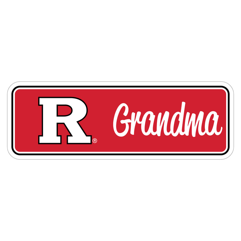 Rutgers Scarlet Knights Proud Die Cut Magnet Officially Licensed Collegiate Product 6-Inches Wide