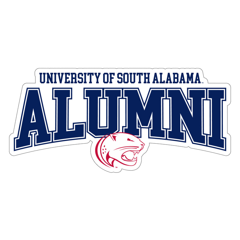 University of South Alabama Laser Cut Alumni Vinyl Sticker/Magnet - Officially Licensed 3-Inch
