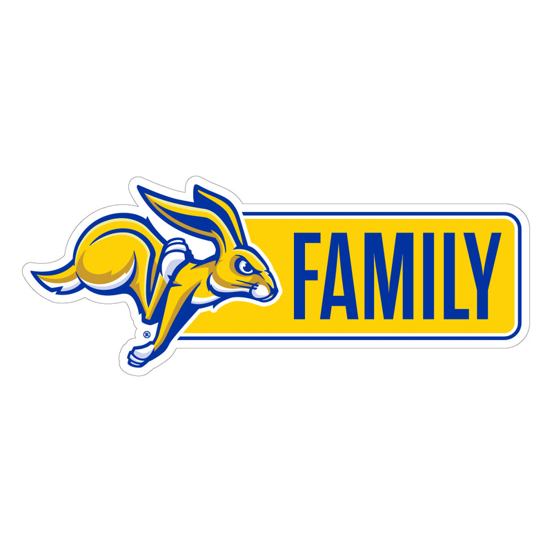 South Dakota State Jackrabbits Proud Die Cut Decal Officially Licensed Collegiate Product