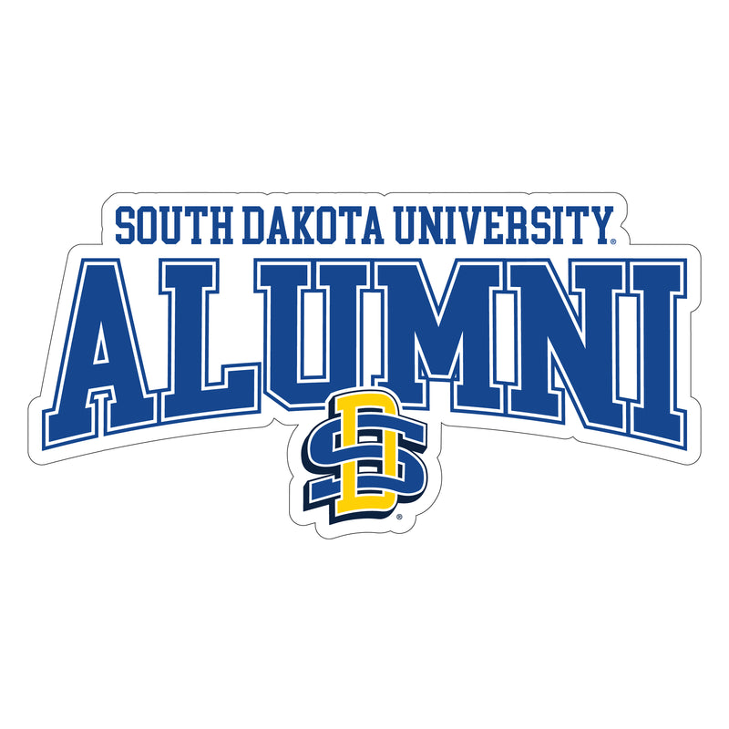 South Dakota State Jackrabbits Laser Cut Alumni Vinyl Sticker/Magnet - Officially Licensed 8-Inch