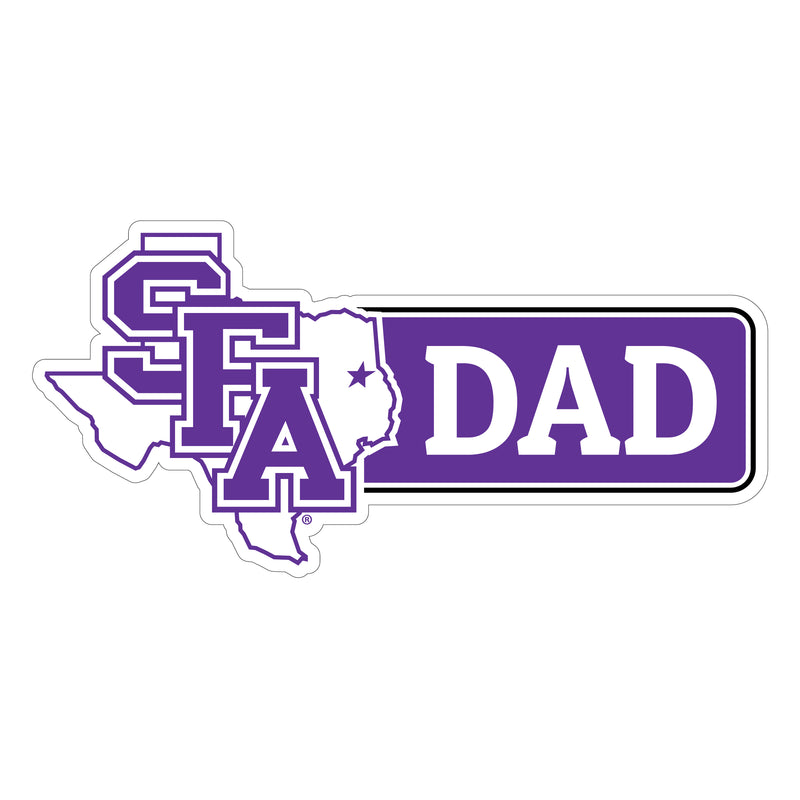 Stephen F. Austin State University Proud Die Cut Magnet Officially Licensed Collegiate Product 3-Inches Wide